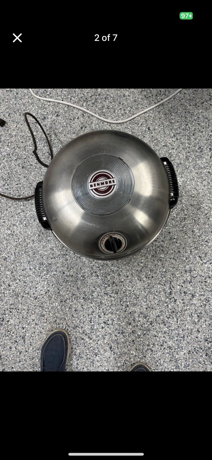 Vintage Kenmore countertop washing machine
